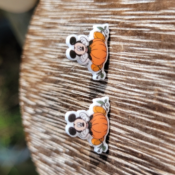 🔥ONE LEFT🔥Autumn Mickey Disney Stud Earrings, Mickey Mouse